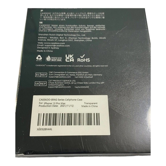 For‎ Apple iPhone 13 Pro Max Caseakoo Bing Series Transparent - Picture 3 of 3